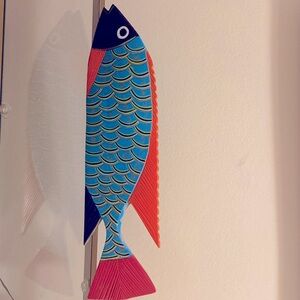 Hand painted Mexican decorative fish